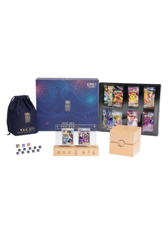 🎆🎁 BOX POKÉMON CHINESA – EDIÇÃO DE ANIVERSÁRIO (ONE YEAR) 🇨🇳