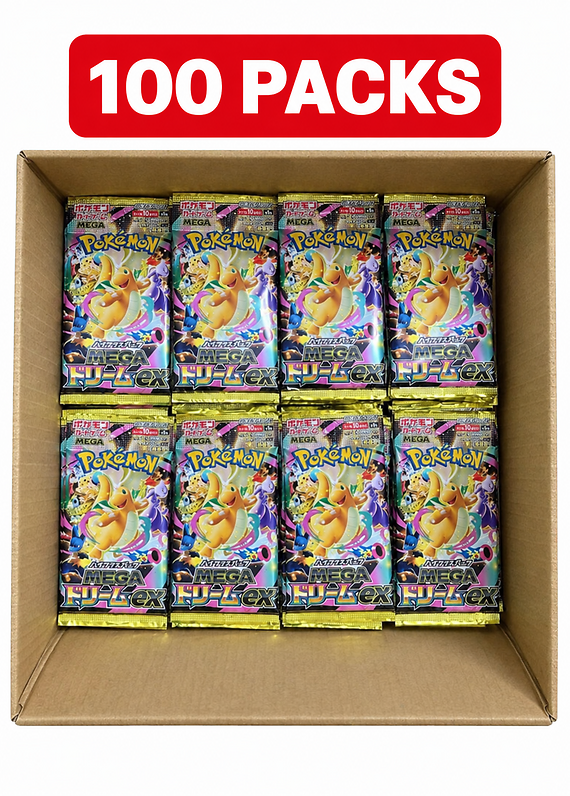 ✨ Pokémon Mega Dream ex — 100 Boosters Japoneses 🇯🇵