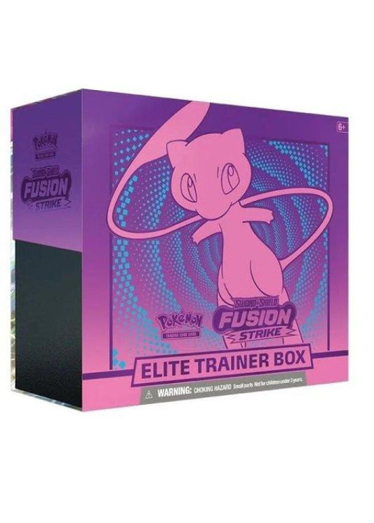🎴 FUSION STRIKE ELITE TRAINER BOX (MEW) 🇺🇸✨