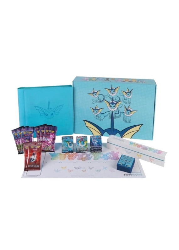💧 POKÉMON TCG – VAPOREON ADVANCED GIFT BOX (CHINÊS) 🇨🇳