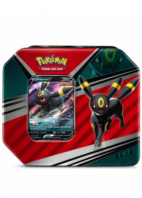 🌙 Pokémon TCG – Umbreon V Heroes Tin 🇺🇸