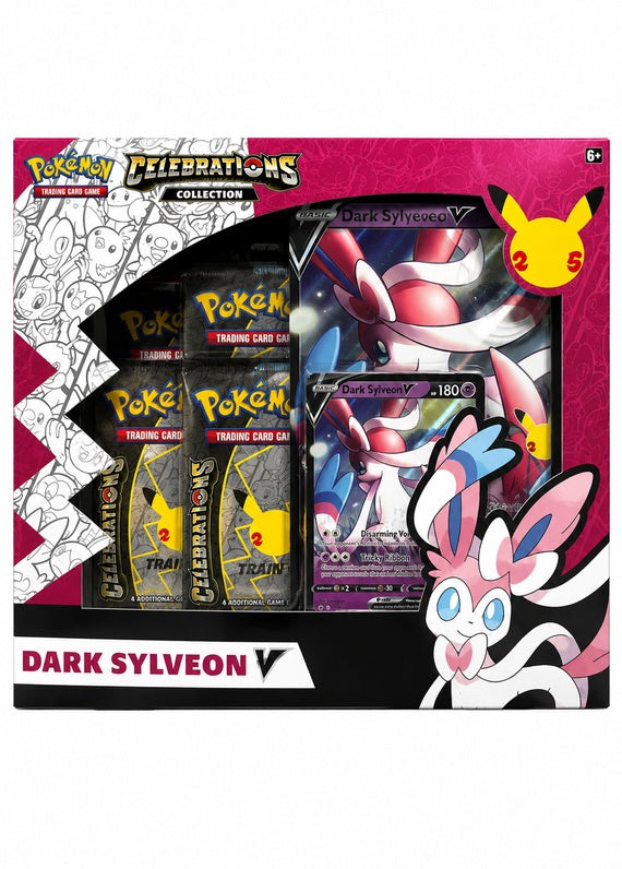 🌟 Pokémon TCG Celebrations – Dark Sylveon V Collection 🎀