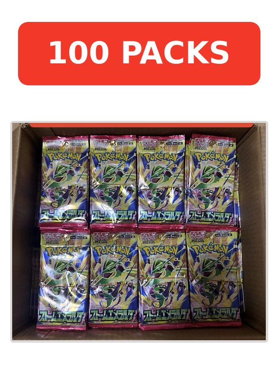 📦 Pokémon Emerald Storm — Boosters Japoneses para Atacado ⚡