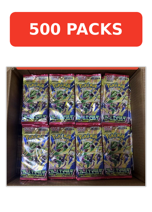 📦 Pokémon Emerald Storm — Boosters Japoneses para Atacado ⚡