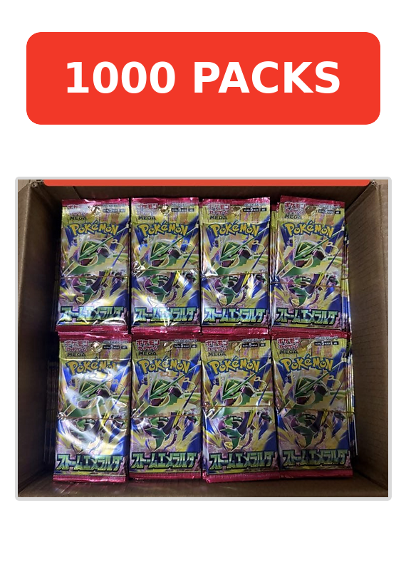 📦 Pokémon Emerald Storm — Boosters Japoneses para Atacado ⚡