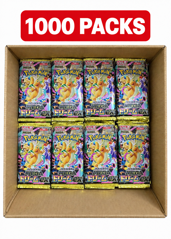 ✨ Pokémon Mega Dream ex — 1000 Boosters japoneses 🇯🇵
